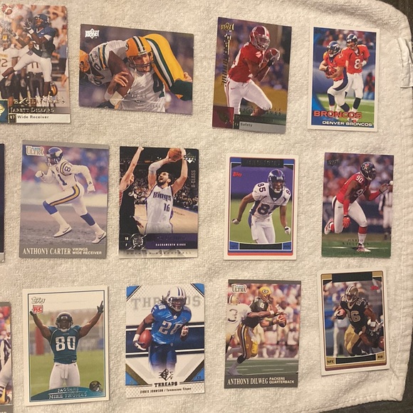 Large Lot of Football Trading Cards Shown in Photo - 20 cards - good condition - Picture 2 of 2